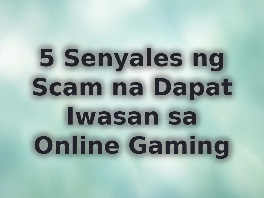 Paano makilala ang scams